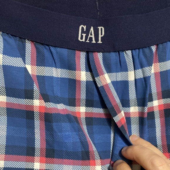 Gap mens plaid casual lounge pants SIZE LARGE - Picture 5 of 12